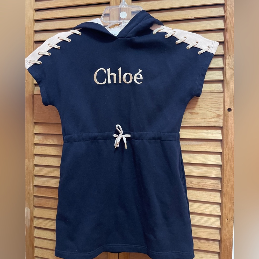 Chloe girl dress with hoody size 6
